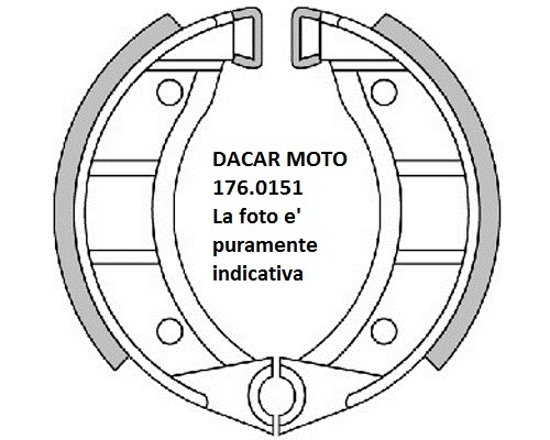 176 0151 brake pads 90x18 - pads, d.90x18