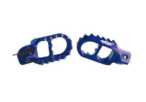 Geco footpegs blue - geco, fantic