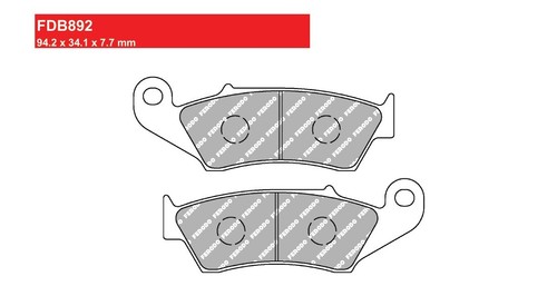 Front brake pads beta 520 - front,