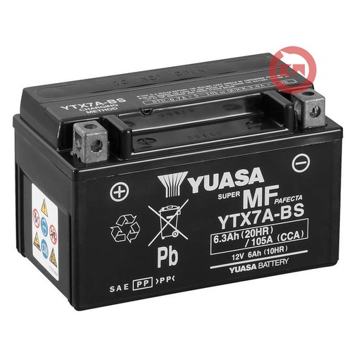 Yuasa ytx7a battery - ytx7a-bs,