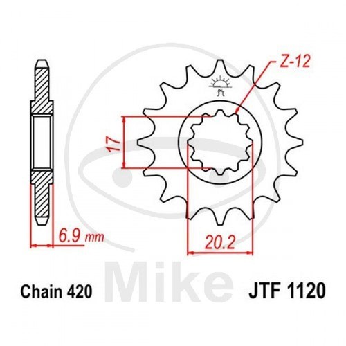 Sprocket z10 420 726 32 - z10,