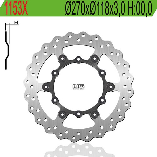 Brake disc 1153x - 1153x,