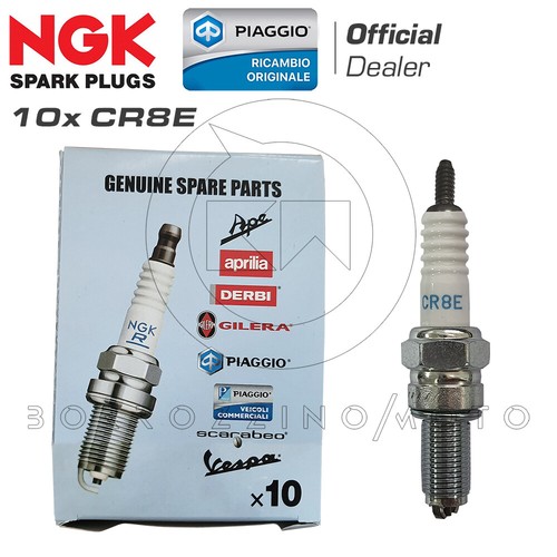 10x candles piaggio ngk - 10x,
